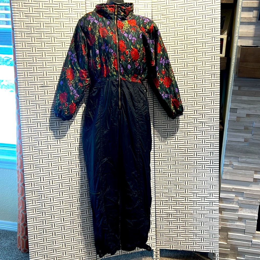 Vintage Skea full one piece retro ski snowsuit